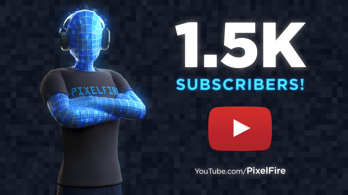 PixelFire's tweet photo. 1,500 SUBS ON YOUTUBE!? Shoutout to all the amazing people who have made this possible. You guys are the best!

#fortnite #zelda #linksawakening #dauntless
#youtube #streamer #gaming #gamer
#ai #code #blue #pixel #fire #1500subs https://t.co/p0ne3g4ozB