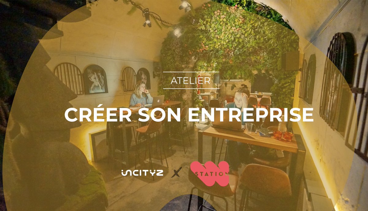 👉[ Atelier #Entrepreneurs ]👈

RDV à la <a href="/StationWCowork/">StationW</a> 153 pour un atelier animé par #Incityz sur la création d'entreprise suivi de questions - réponses 🧐!
📆Le 16/10 dès 10h30
📍Station 153 
➡️ Inscription lnkd.in/dcpudFE
ou lnkd.in/dSKFwXr