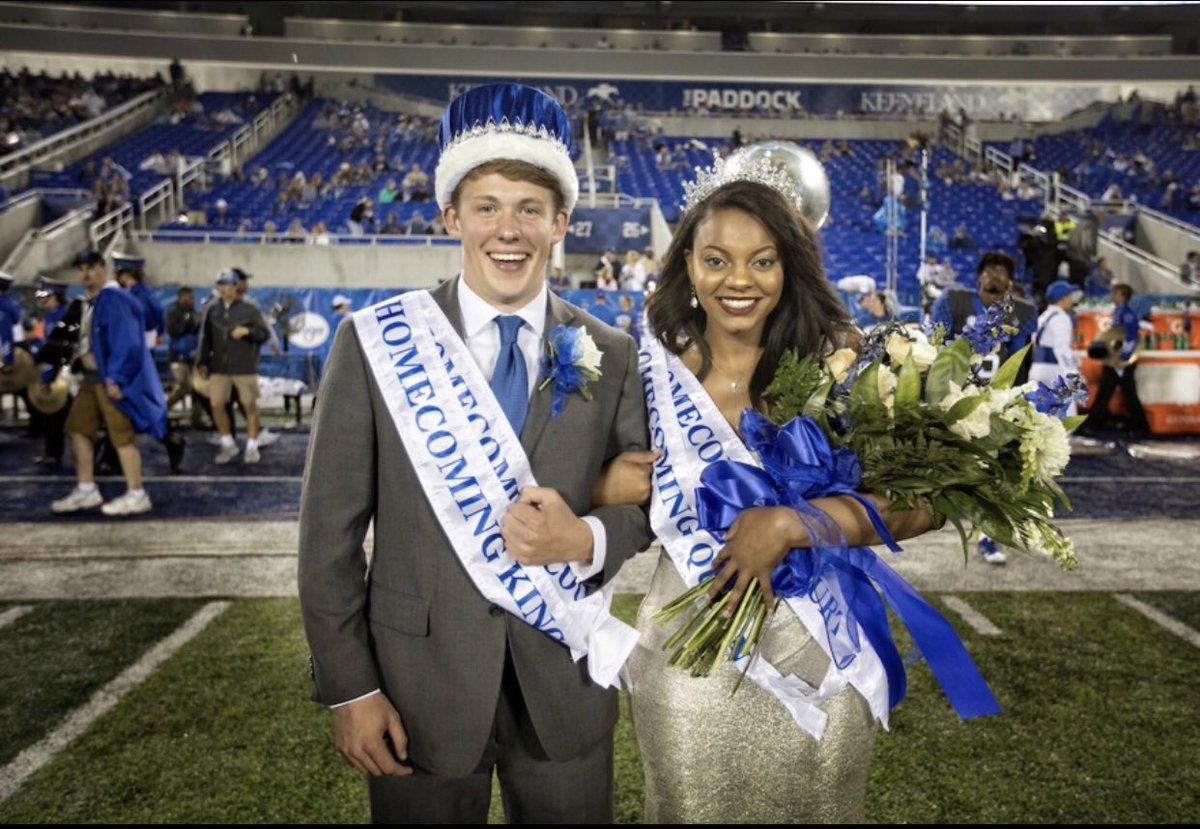 universityofky's tweet photo. It’s Homecoming week! Come to the Royalty Showcase tonight at 7 p.m in the @UKStudentCenter ballrooms A&amp;B to meet the candidates for @UKHomecoming! https://t.co/gQqnMIQN4e