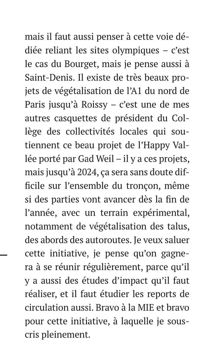 « Une réflexion sur le #périphérique va de pair avec une réflexion sur les axes structurants du #GrandParis. » Retrouvez mon intervention #LeBourget <a href="/terresdenvol/">@terresdenvol</a> lors du 1er Atelier du Périphérique dans la synthèse en ligne sur le site de l’<a href="/__Apur__/">Apur - Atelier parisien d'urbanisme</a>. ➡️ bit.ly/2Vk8S5Q