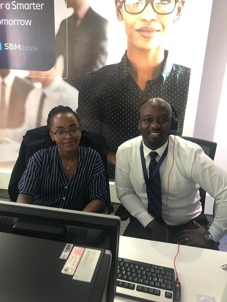 dianaothieno's tweet photo. Head of Data &amp; Analytics spent his day in the shoes of an Outbound Contact Centre Agent and made calls to new Customers welcoming them the Bank #MoreThanJustANumber @sbmbankkenya #ItsAllAboutU #TheMagicOfService #BehindTheSmile #CSWeek2019 https://t.co/T2OMavnzcq