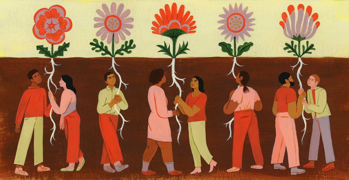CommArts's tweet photo. FRESH: Working with acrylic paints, Los Angeles–based illustrator @celialjacobs approaches the subjects in her work with empathy. https://t.co/uFNZ5gT2IU https://t.co/M7qBpgK4VB