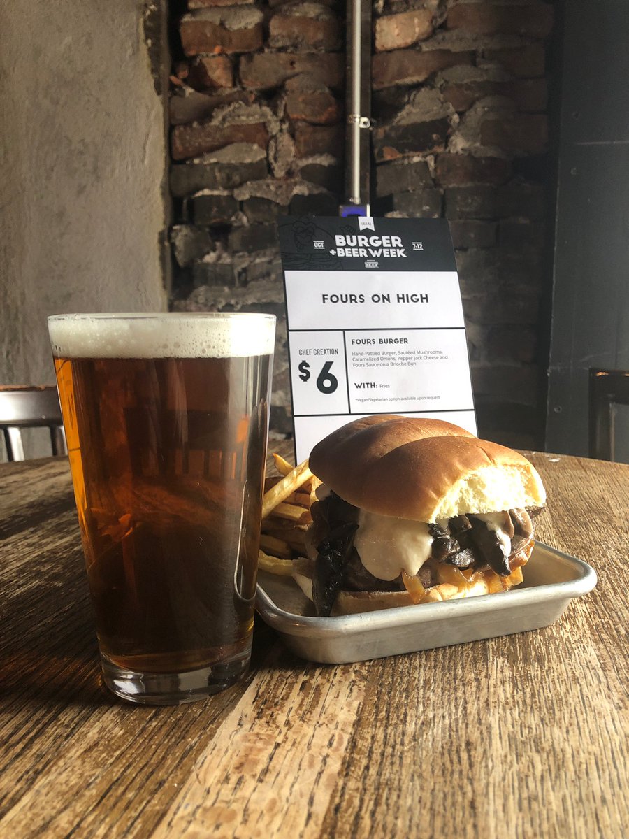FoursOnHigh's tweet photo. Burgers. Beers. @Browns. Stop by after 7 pm tonight for $6 Burgers and watch the Browns maintain their hold on top of the afc north! #614eats #columbus #burgerandbeerweek #myohioadventure #asseenincolumbus https://t.co/TnJvExOAWx