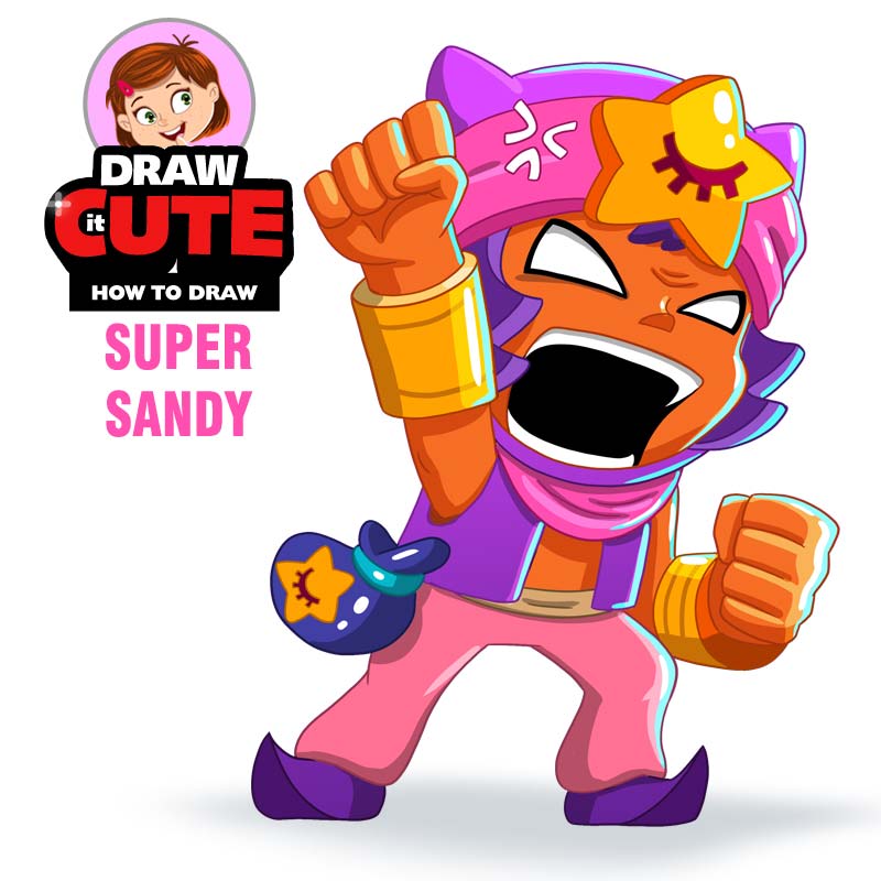 Brawl Stars Coloring Pages Sandy Coloring And Drawing - sandy brawl stars malvorlagen