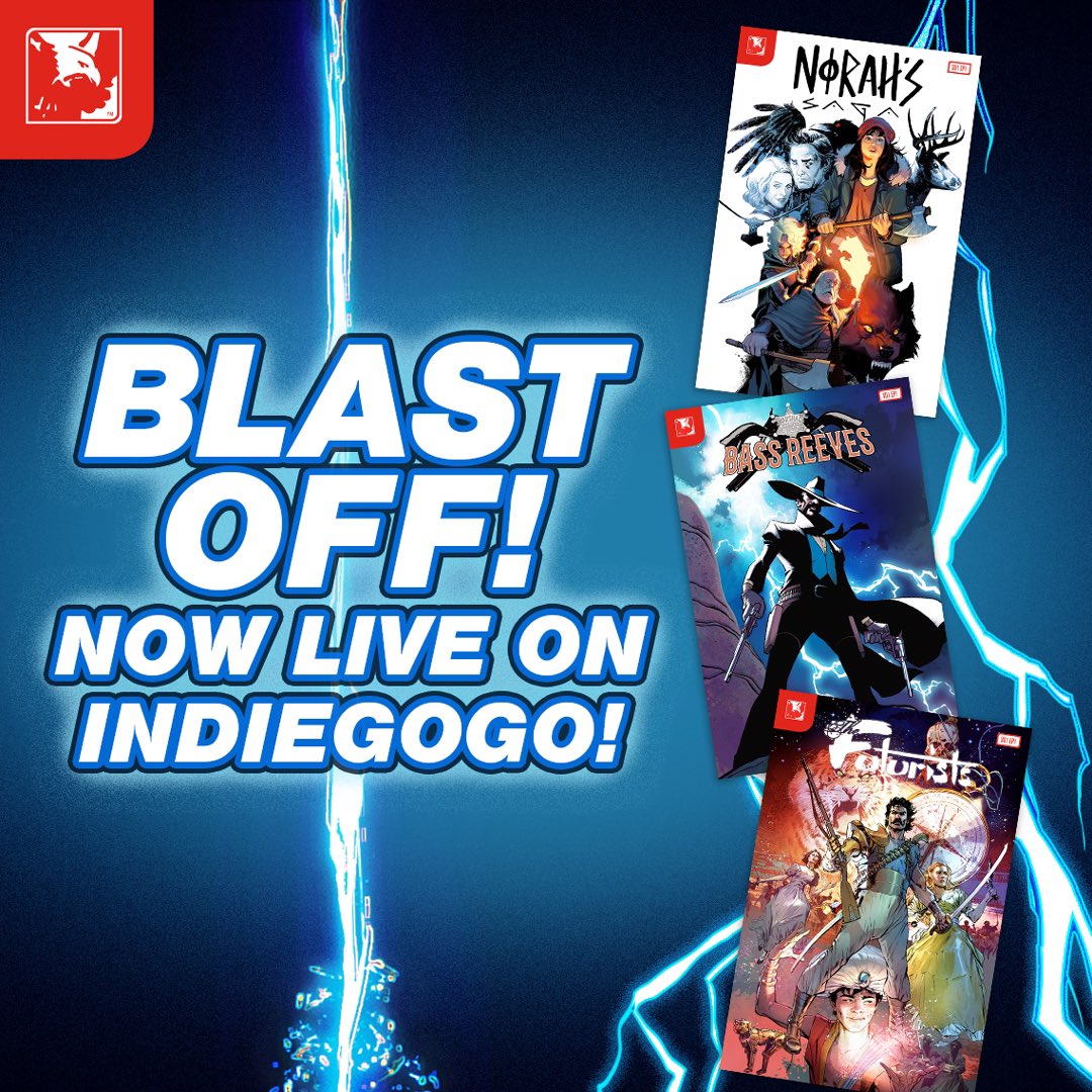 AllegianceArts's tweet photo. Join the adventure NOW! Get The Futurists, Norah’s Saga, and Bass Reeves on IndieGoGo TODAY! https://t.co/7sbxf3wBtG #AllegianceArts #Comics #Crowdfunding
@comickelsey @KevinGrevioux @dwamsart @BlakeNorthcott @eric_weathers @lizbreitweiser @mbreitweiser https://t.co/ejnaO6cwDa