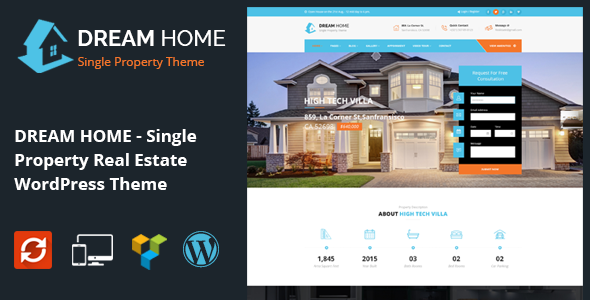 zweigelb's tweet photo. Wordpress: DREAM HOME-Single Property Immobilien WordPress Vorlage https://t.co/G8s06pDnaX #home #realestate #realestatetemplates #realestatetheme #realestatewordpresstheme #residence #residencetemplate #singleproperty #singlepropertytheme https://t.co/UCuAHT5KC2