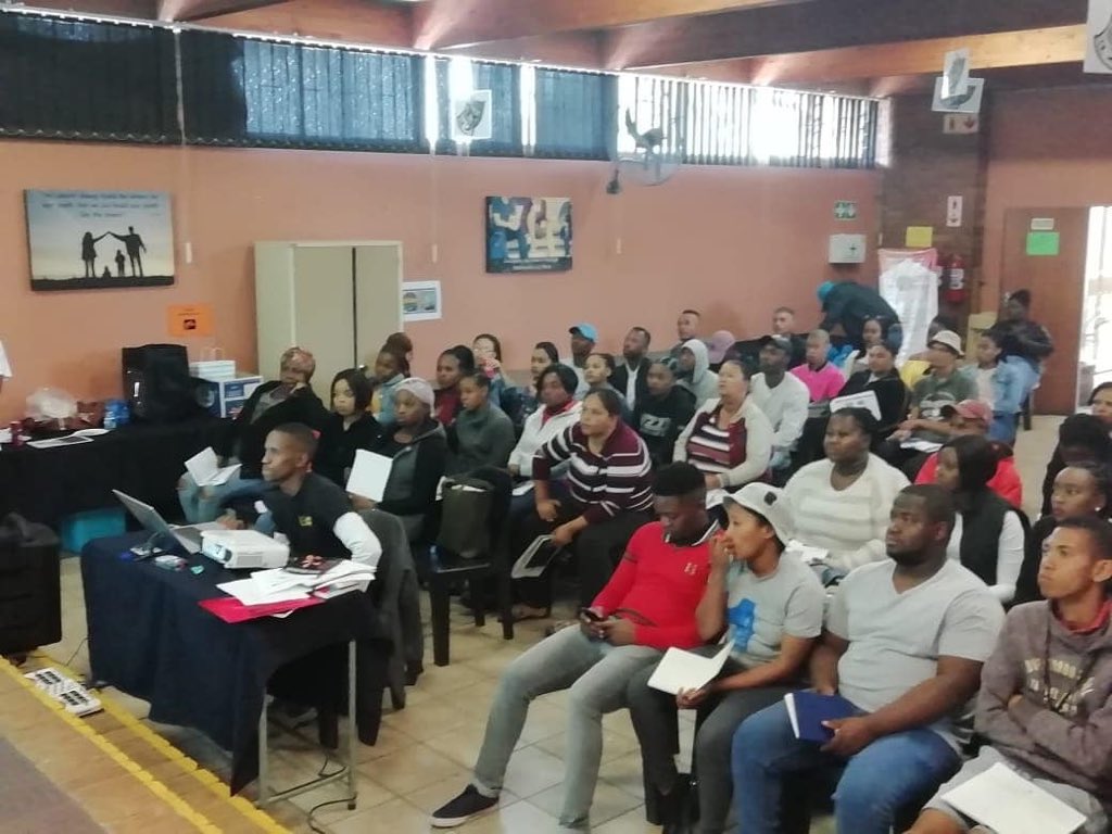 StokFellaSA's tweet photo. Last week StokFella was on the move again, this time in Pretoria (Eersterus) at an event with the National Youth Development Outreach #fintech #stokvels #financialliteracy #ItsNeverTooLate #WealthBuildingMadeSimple https://t.co/DIHAol9pNP