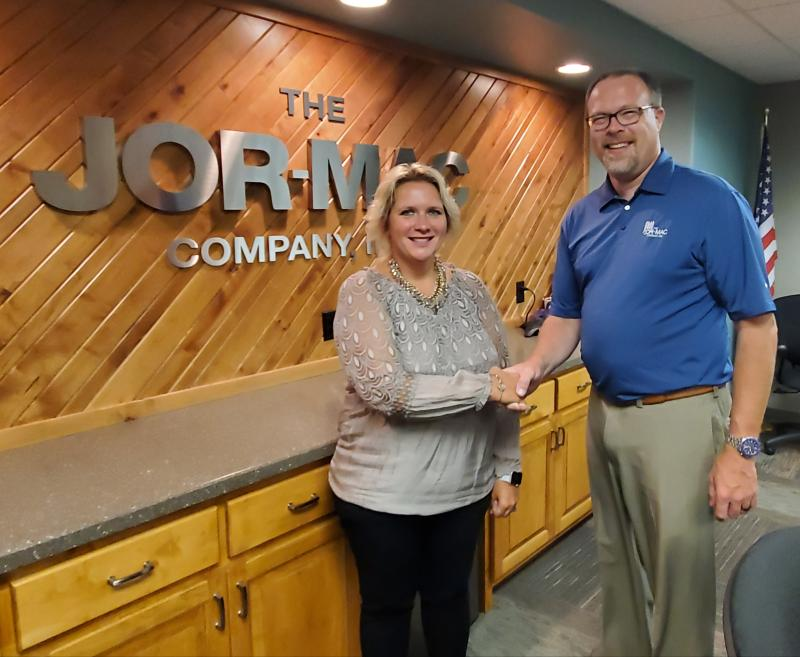 Congratulations, Jonathan for your promotion to the role of Vice President at Jor-Mac! He's been with us for over 7 years, always proving his dedication in helping Jor-Mac succeed. Thank you for your loyalty and many contributions to the team! Congratulations on this achievement!