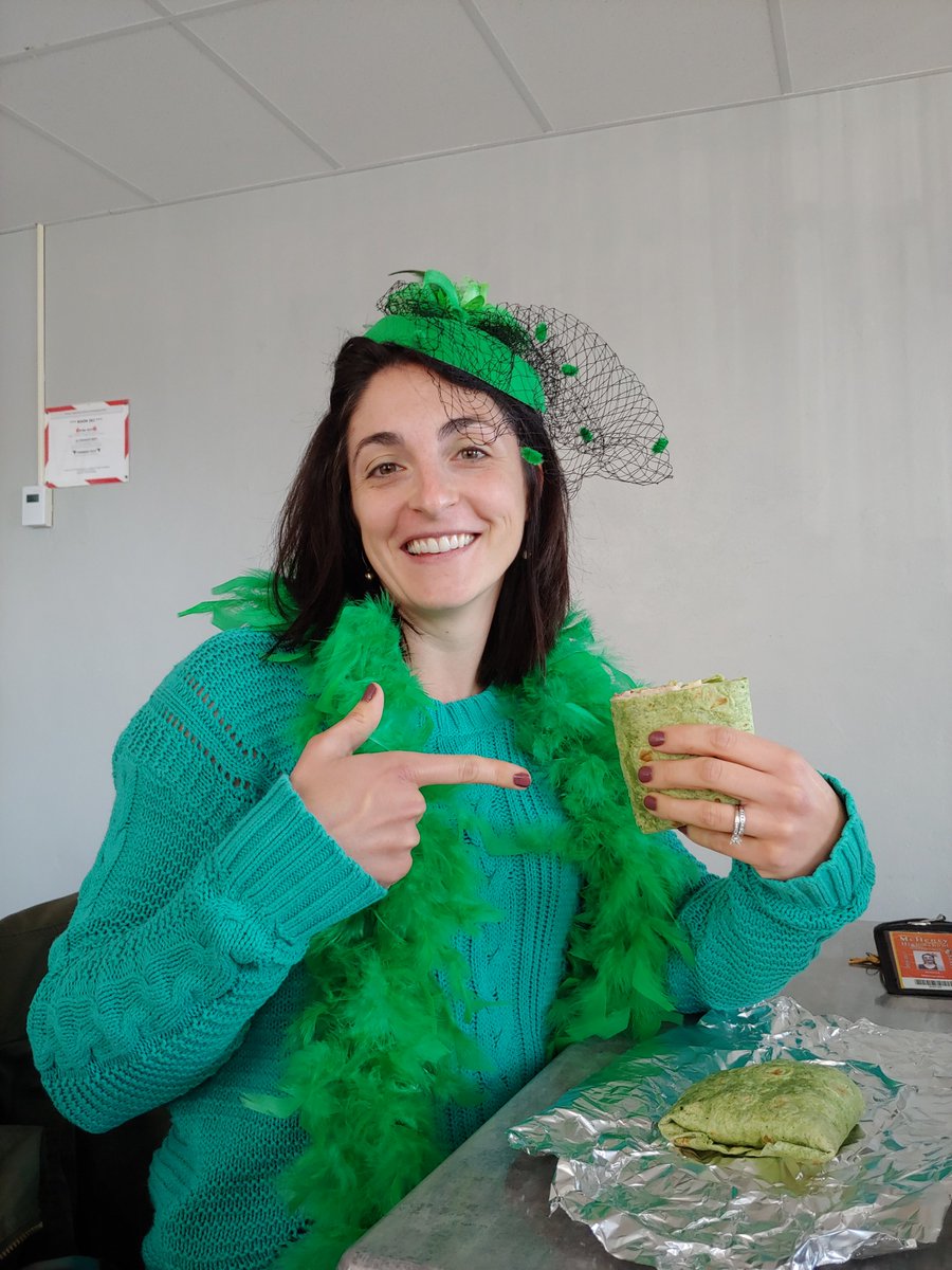 Homecoming spirit week! Even my lunch was green! #warriorpride156