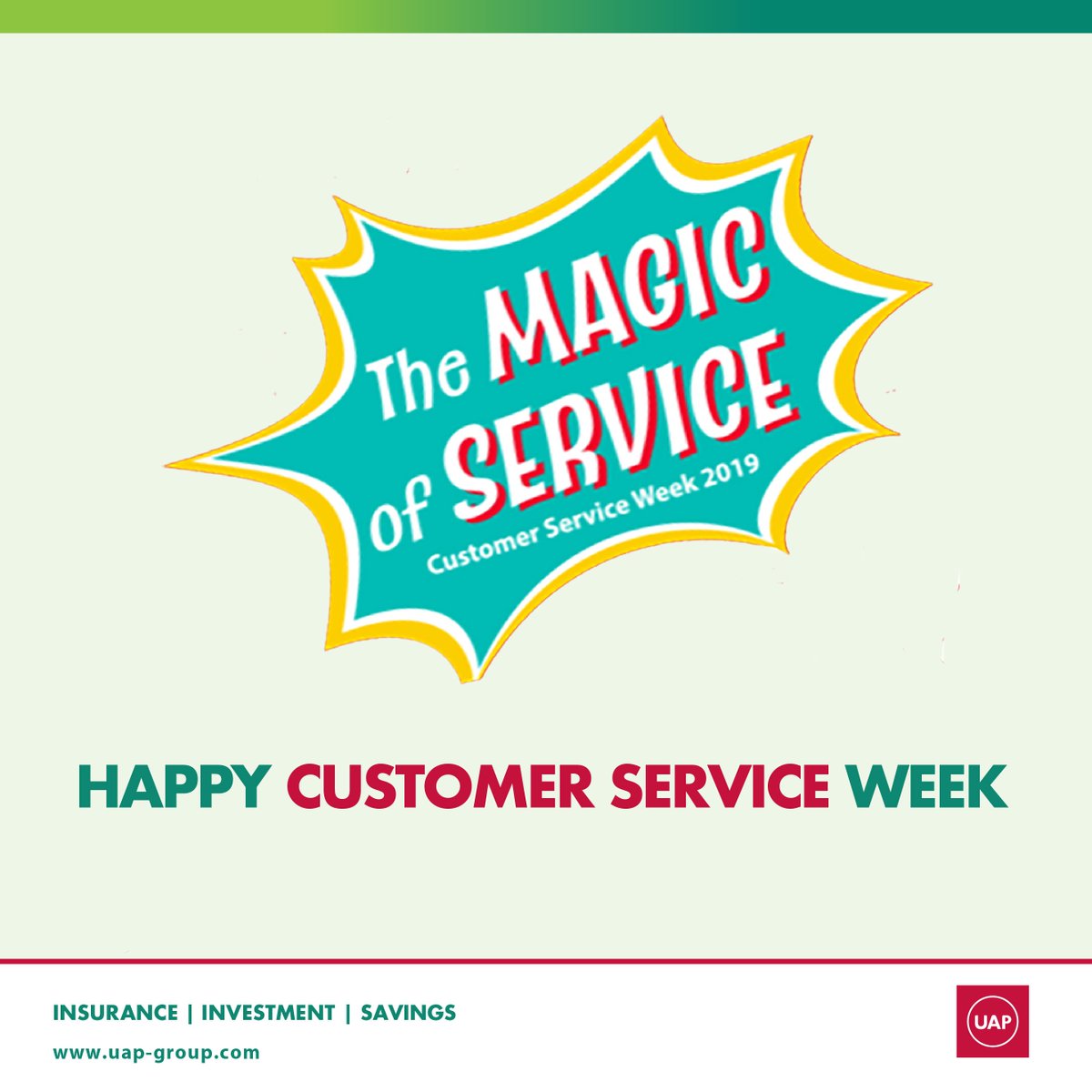 OldMutual_Rw's tweet photo. We ARE the fruit of your magic trust.
We are proud to secure what you value most.
Happy #CustomerServiceWeek! 

#CSW2019 #CSWeek2019 #TheMagicOfService #InsureToBeSecured #UAPInsurance #Rwanda https://t.co/yV9pTDP73a