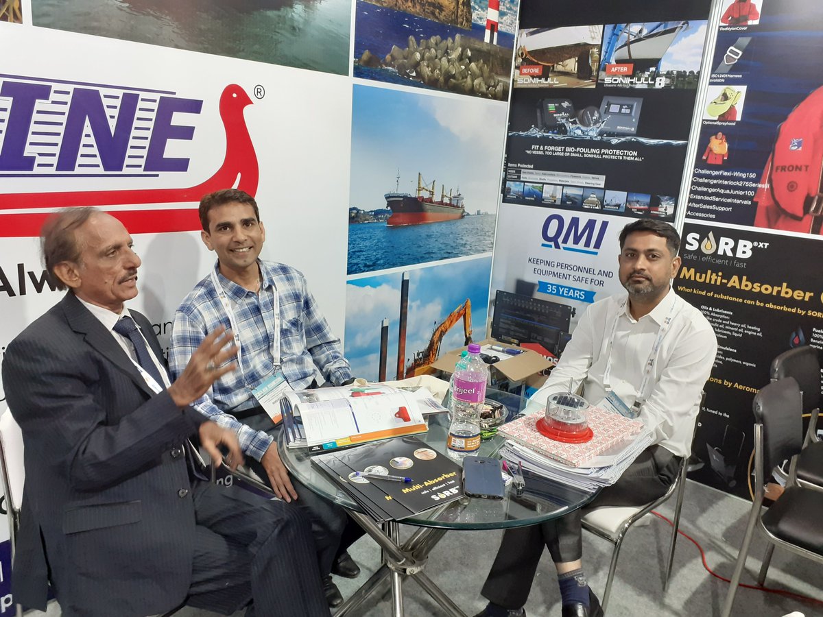 AeromarineIndia's tweet photo. Thank you for visiting us!

Team Aeromarine has rocked it at INMEX SMM India and has been a huge success. We would like to thank each and every person who visited our stall.
#WhyAeromarine #INMEX #SMM #ShipBuilding #ShipFittings #Boat #Tradefair #Sealite #Sonihull #Sealxpert
#ISP https://t.co/p3H0JViXIC