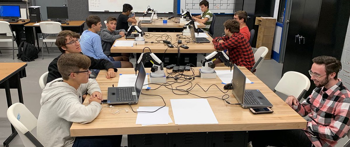 InPosition1's tweet image. New Blog Post

We recently checked in with Kirby Harder of Copley High School who shared the following account, detailing the progress being made with the DOBOT Magicians in his engineering course.

Read the blog and view the photos here: dobot.us/copley-grant-u…