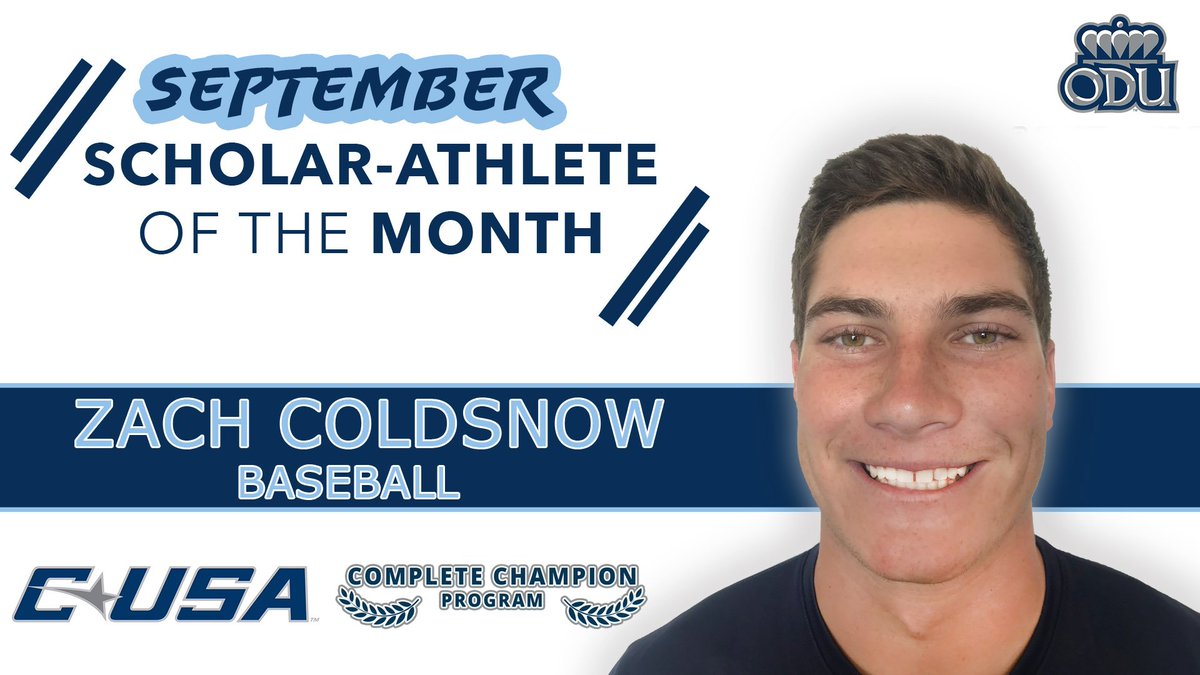 ODUPRIDE's tweet photo. Congrats to @Zach_Coldsnow for being the Scholar-Athlete of the Month!

The most impressive thing about him is his strong work ethic, putting in extra time during study hall and going to office hours with professors, he sets the standard.

#ScholarAthleteoftheMonth
@ODUSports https://t.co/3uHxD3Sgpu