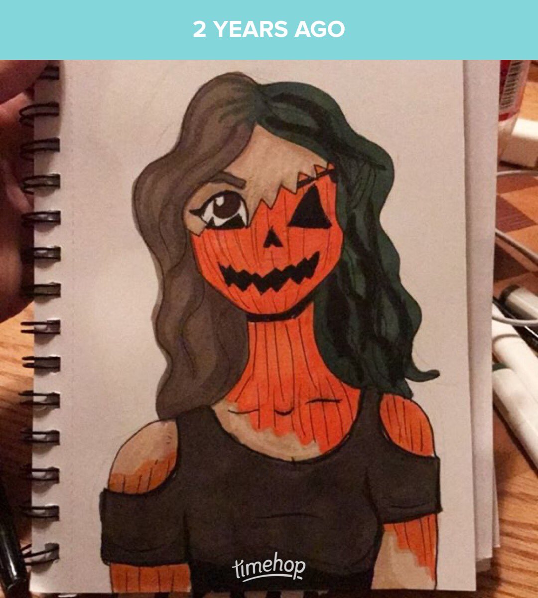 pandaelff's tweet photo. Redraw of this pumpkin girl 
Second slides from 2 years ago

#inktober #ink #redraw #redo #improvement #pumpkin #pumpkingirl #vines #vinehair #draw #drawing #art #artist #artistoninstagram #traditional #traditionalart #ohuhumarker #illustration #halloween #spooky #pandaelf https://t.co/XIoUwZohus