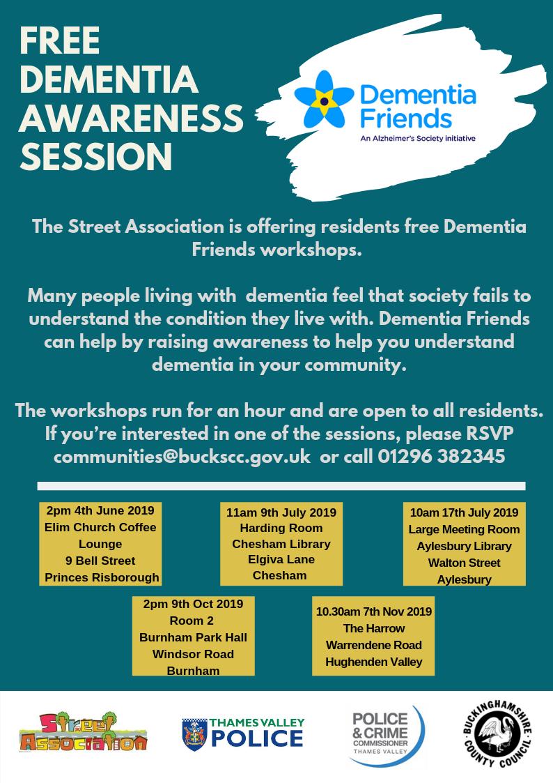 HughendenStreet's tweet image. Finding a #dementia cure is a priority Can you spot the signs and know what to do? @StreetAssoc is hosting a series of workshops to spread the word and offer practical advice #HughendenValley Hope you can join us Pls share @ProducerLuke_ @MaddyHowe01 @Stephanie_BFP