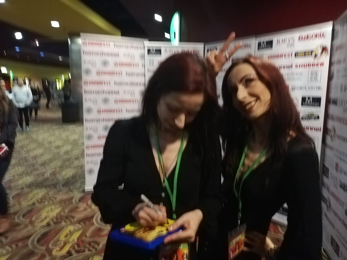 HorrorSeen's tweet photo. UK readers competition time. Sylvia &amp; Jen Soska kindly signed a Blu-ray copy of Rabid for us to give away.

Follow us &amp; Retweet to be in with a chance to win.

Horror directors @twisted_twins are back with the brutal, bloody &amp; deranged Rabid - on Blu-ray &amp; DVD now from @101_Films https://t.co/A218At7Dtq