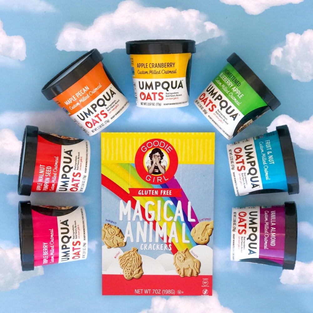 🌈GIVEAWAY ALERT! 🌈
Head on over to our Instagram page <a href="/UmpquaOats/">Umpqua Oats</a> to enter to win a BRIGHT and BETTER FOR YOU snack pack including treats from our friends Goodie Girl Cookies!! 🍪 🍪 🍪