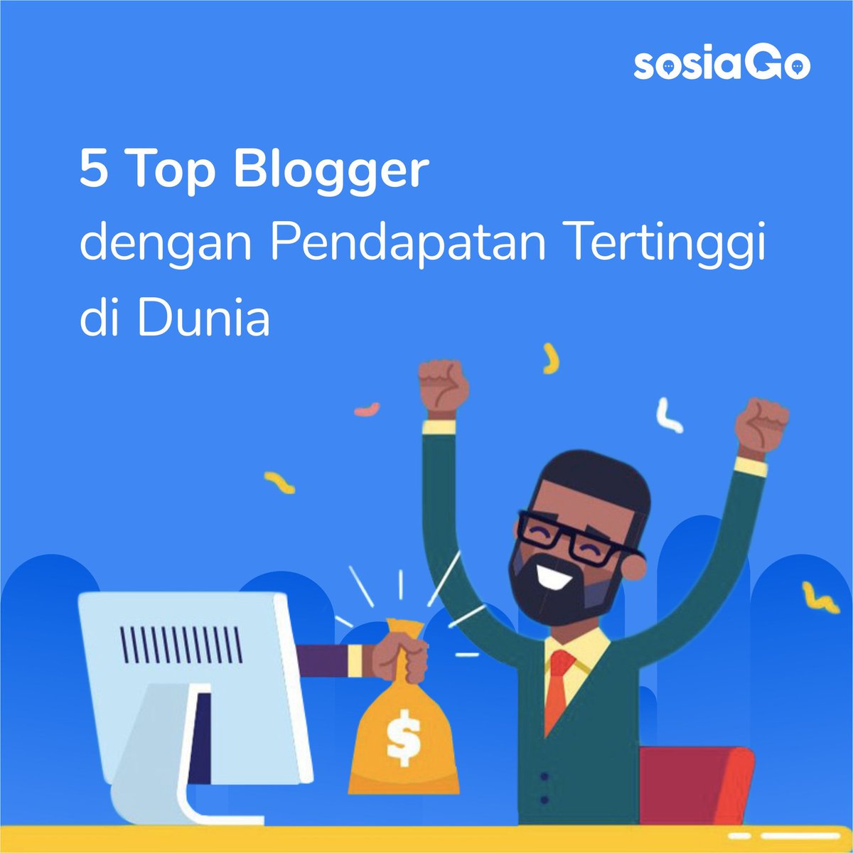 sosiagoID's tweet photo. Blog bisa jadi sumber pendapatan yang menggiurkan, lho! Beberapa blogger ini bahkan dinobatkan sebagai Blogger terkaya di dunia.
#blogger #bloggerindonesia #techcrunch #mashable #perezhilton #smashingmagazine https://t.co/O8B1SiPets