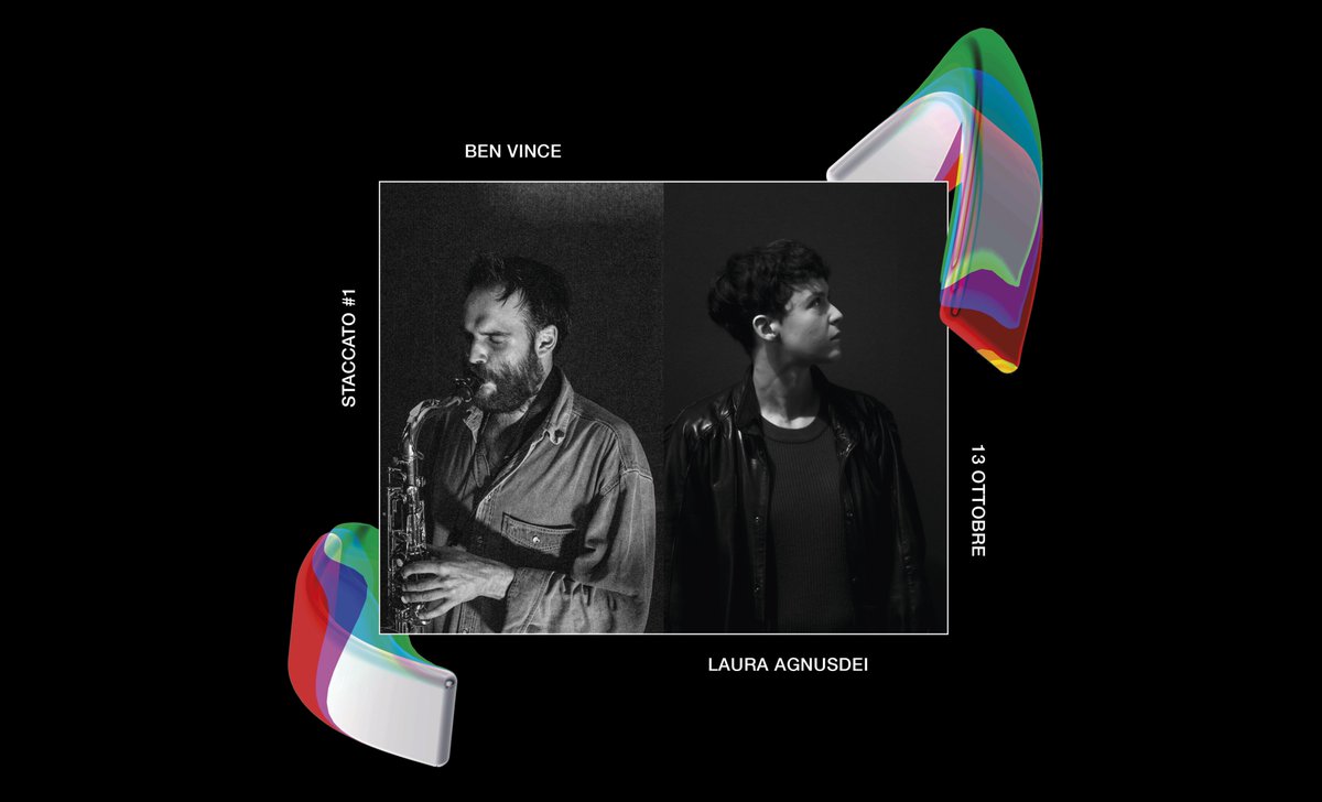 #Staccato, la rassegna di avvicinamento a #NODE2020, inaugura domenica 13 Ottobre con le performance di #BenVince e #LauraAgnusdei, due artisti accomunati dalla ricerca sulle potenzialità del sassofono. 
Ingresso gratuito su invito previa prenotazione -&gt; bit.ly/staccato1