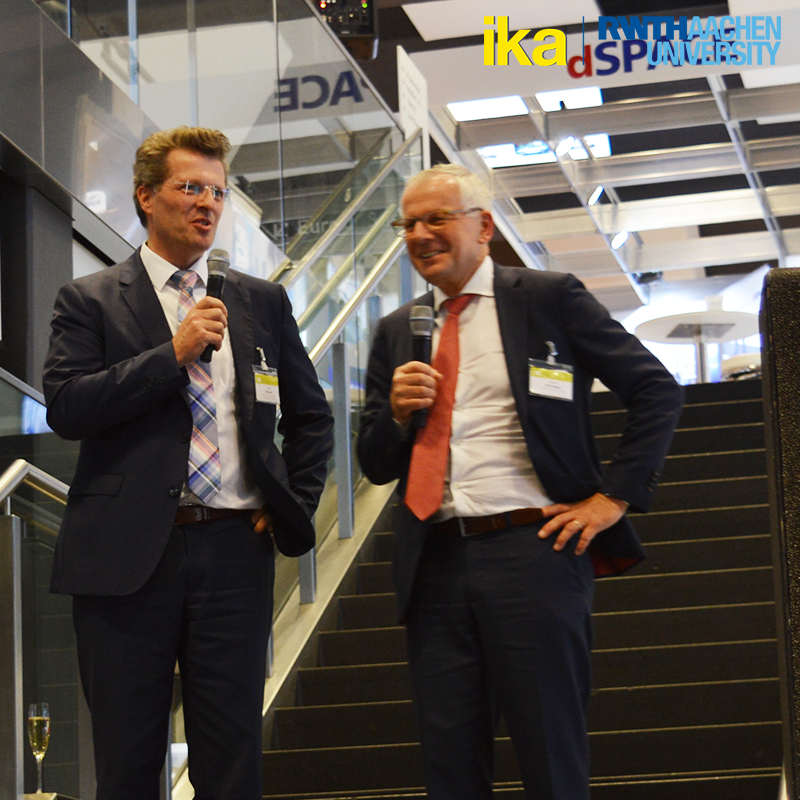 ika_RWTH's tweet photo. Prof. Eckstein and Prof. Pischinger have just officially opened the 28th Aachen Colloquium. The participants can now explore the exhibition and have extensive discussions until 10 pm.
#AachenColloquium #ACK #ACK2019 https://t.co/N3DJ9AgsG4