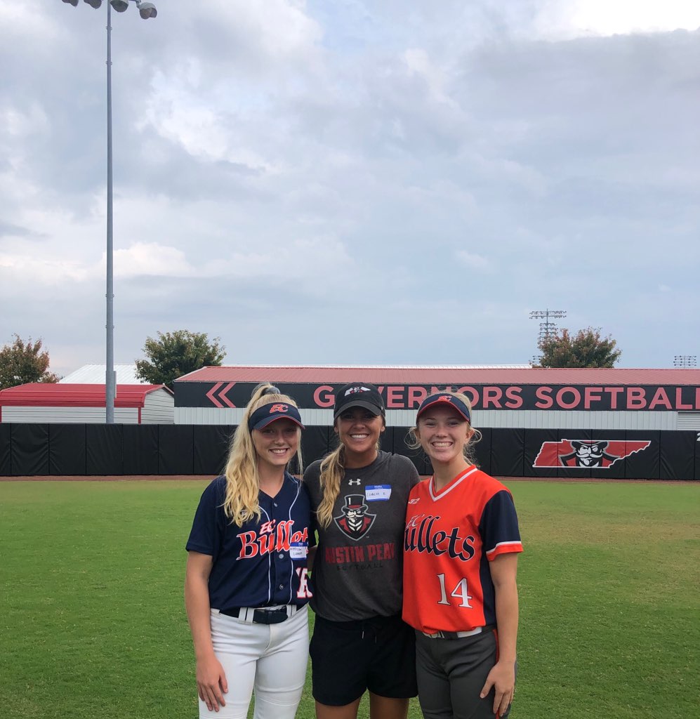 Madison lumpp and Kylie Campbell had a great day at Austin Peay. Thanks Coach K for a great day. <a href="/KassieD23/">Kassie Stanfill</a>