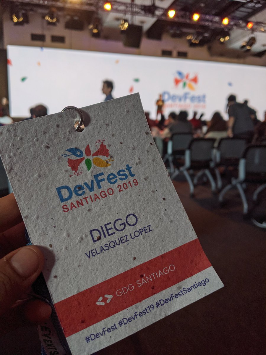 Thanks <a href="/DevFestSantiago/">DevFest Santiago</a> Chile for invite me to this great event. it was a pleasure to talk about #Flutter there. I hope I can comeback soon. <a href="/FlutterDev/">Flutter</a>