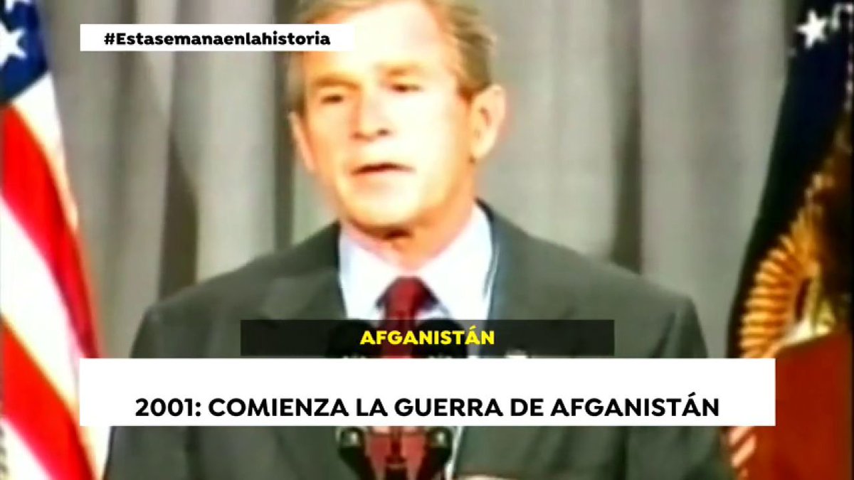 AsiLoVivimosA3N's tweet image. #AsíLoVivimos 📅 Tal día como hoy, hace 18 años, comenzaba la guerra de Afganistán  atres.red/hidv61
