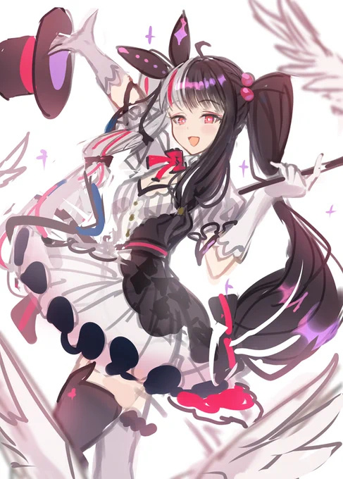 マジック成功してる系夜見さん #れなの鳥っくあーと 