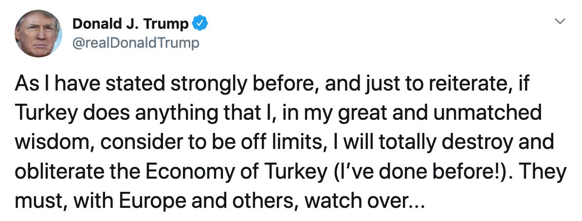 DarthErdogan's tweet photo. I look forward to invoking Article 5 of the NATO treaty and @RealDonalDrumpf declaring war on himself. https://t.co/ijlDWDkun5