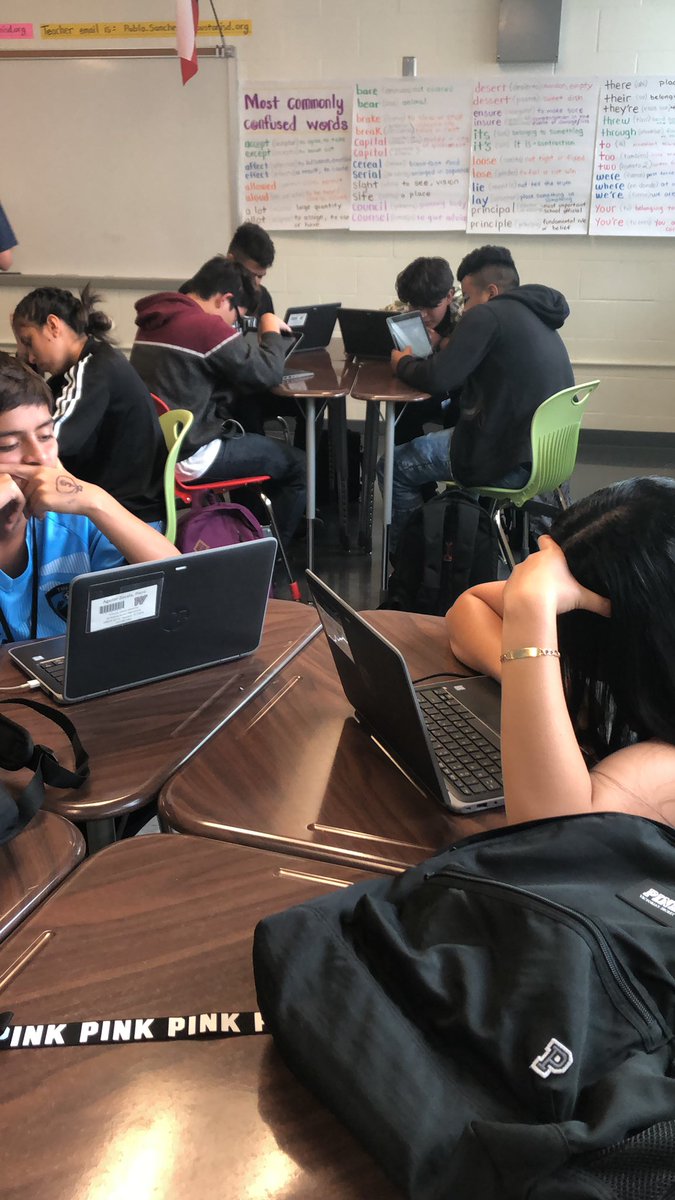 abarretopaz's tweet photo. Students taking their Galileo assessment ๐ปon Imagine Learning ๐จ๐ปโ๐ป๐ฉ๐พโ๐ป๐จ๐พโ๐ป๐ฉ๐ปโ๐ป@HISDMultiPrgms #ELs #imaginelanguage https://t.co/EEDFefaJx1