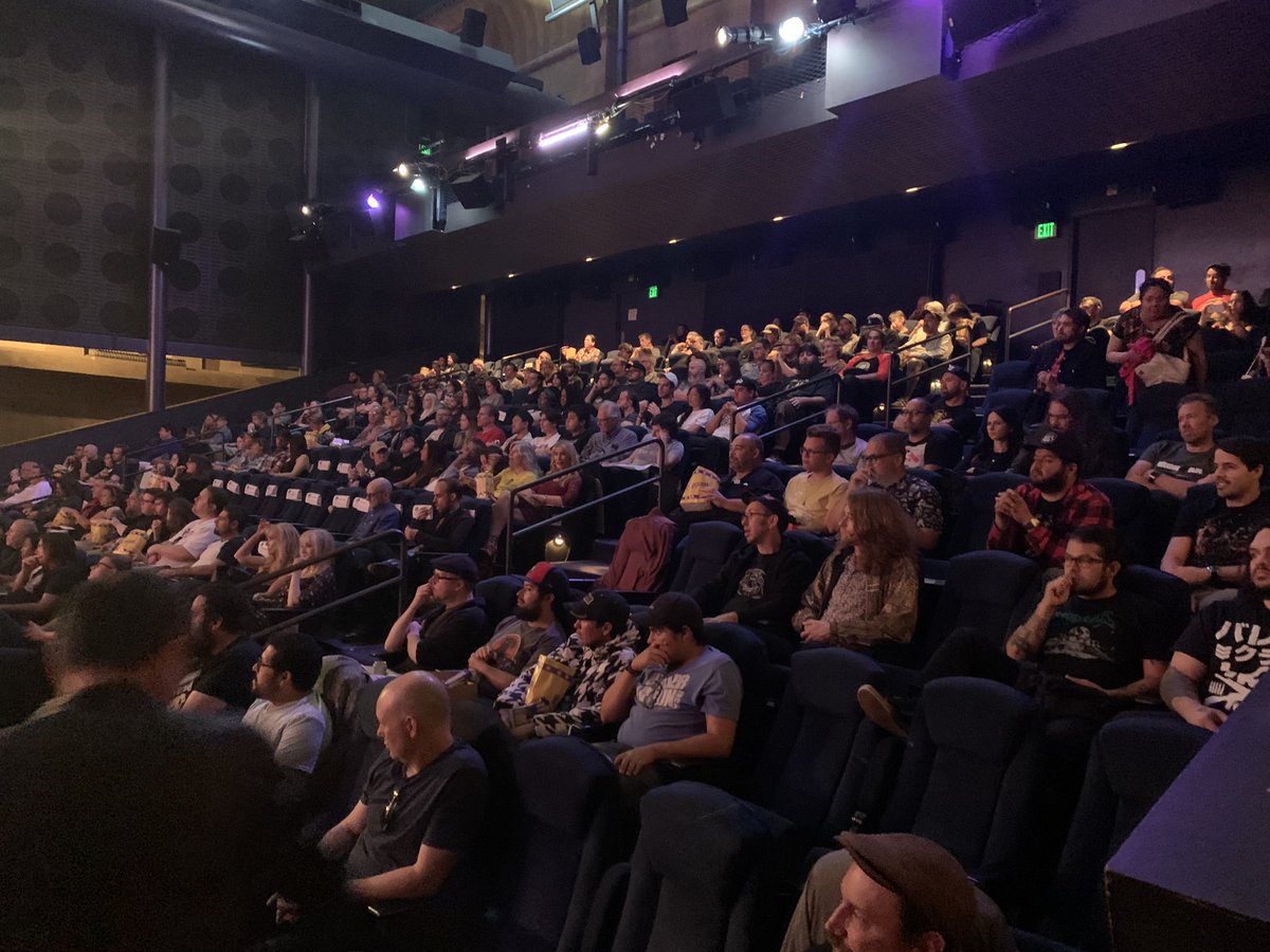 robinblock's tweet image. The World Premiere @BeyondFest for my new documentary 'In Search of Darkness' was held last night in Hollywood, & it was fantastic!
Queues around the block and a packed house!
The audience loved it, & the press reviews are coming in and sounding awesome! @80sHorrorDoc 🔥🙏😎