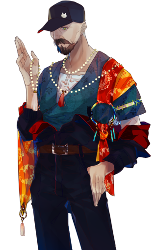 よまい ねこねこho2の立ち絵 仮 ダイスで出たので50歳です