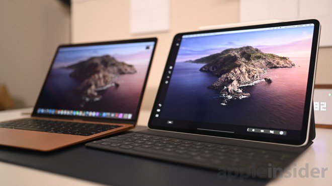 appleinsider's tweet photo. #Apple's new #macOS #Catalina is now available. Here's what you get when you upgrade –– and why you should hold off for a while, too. https://t.co/HJBotCqUAo https://t.co/wOJp9S5vWV