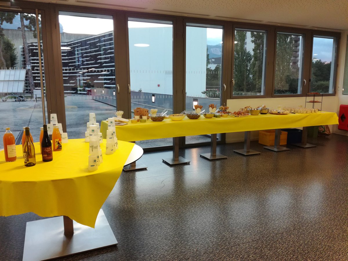 Buffet travaillé par Au bon sens des mets offert par <a href="/Cerfrance/">Réseau Cerfrance</a> Isère