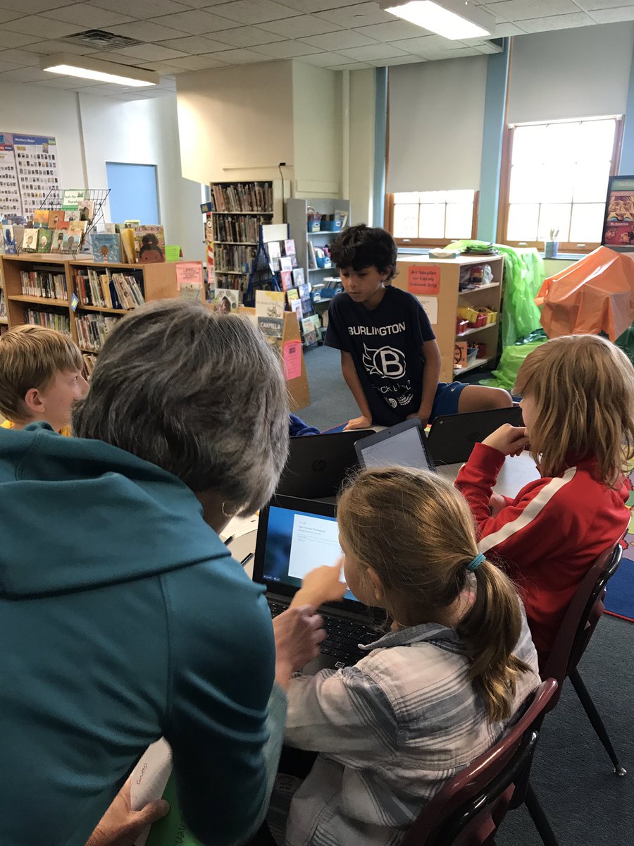 Students from <a href="/houchens_class/">Mr. H.'s Class</a> diving into and collaborating on “#Chromebook Bingo”. #gsuiteedu #bsdlearns #bsdvt
