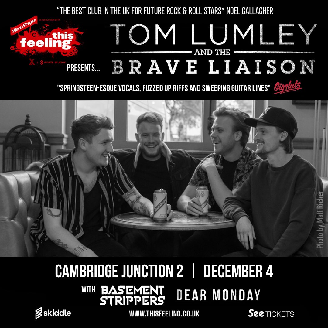 🔥 CAMBRIDGE 🔥

We are buzzing to announce two of the most exciting local bands, <a href="/Basement_Strip/">Basement Strippers 💃</a> and Dear Monday join the bill for our Junction show courtesy of This Feeling. 

This will sell out in advance so now is the time to grab those tickets! 👀

🎟 bit.ly/2n56qmX