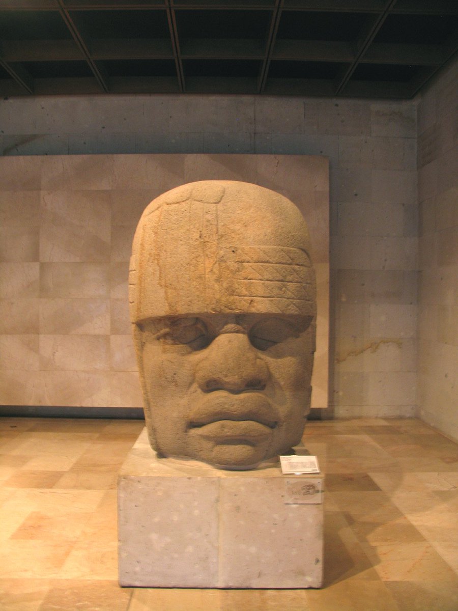 All together it appears that Olmec Altars served as thrones for a ruler during their life time. But upon death, the thrones would be broken down and re-carved as portrait statues of the deceased ruler! 13/13All photos by  @DSAArchaeology except where noted!