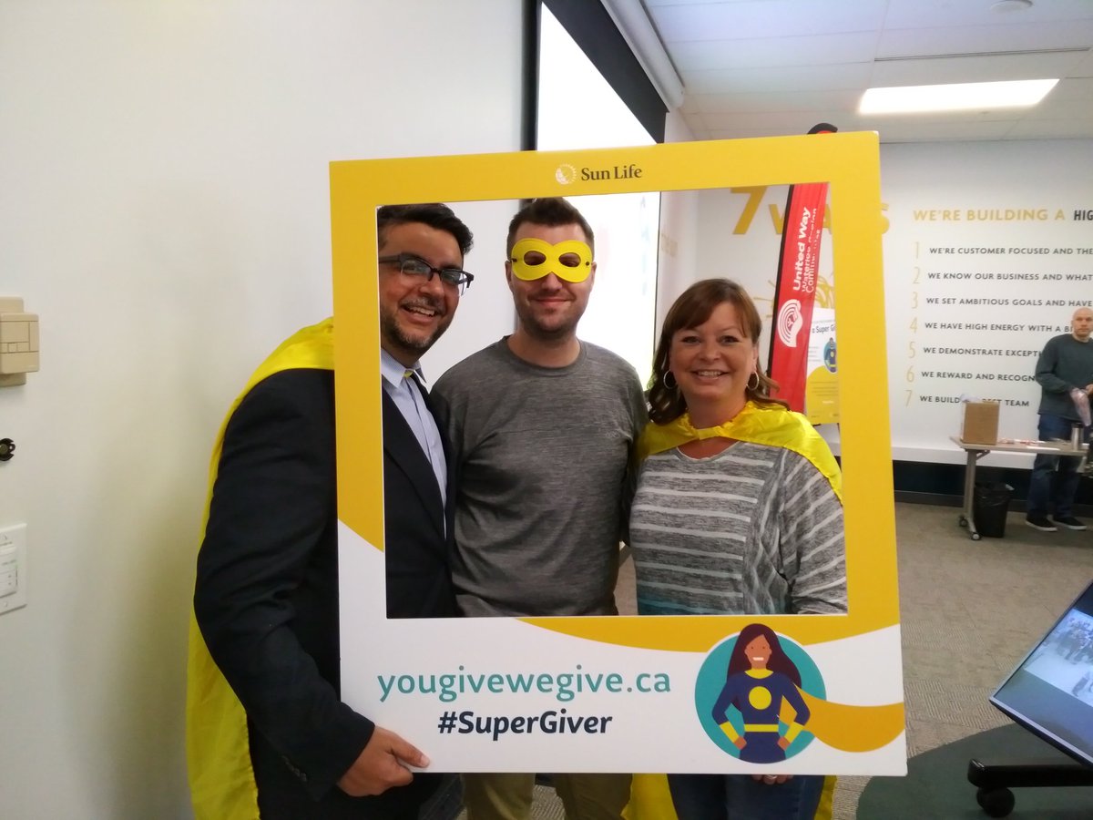 AM_Melnick's tweet photo. Having fun @SunLife kickoff for @UnitedWayWRC #iamtheone #supergiver https://t.co/gXfsoONDub