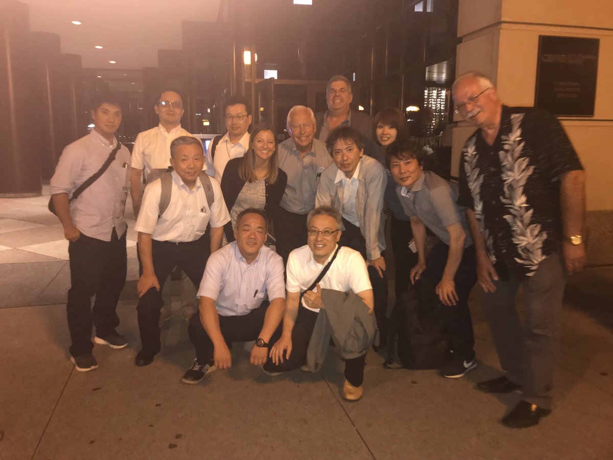 Ohiosoycouncil's tweet photo. This August representatives from more than 50 countries gathered at @USSEC's Global Trade Exchange to build relationships, share knowledge, and do business. 3 Ohio farmers were there, showing international buyers the quality of Ohio soybeans. #HereWeGrow #ExpandingMarkets https://t.co/iXVrZLHLZt