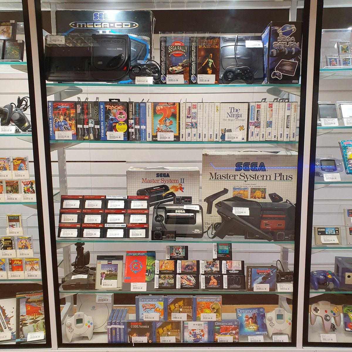 BASEO_Southend's tweet photo. So much Sega stock has arrived in our retro store, come down and take a look! https://t.co/2kviLLJ1SX