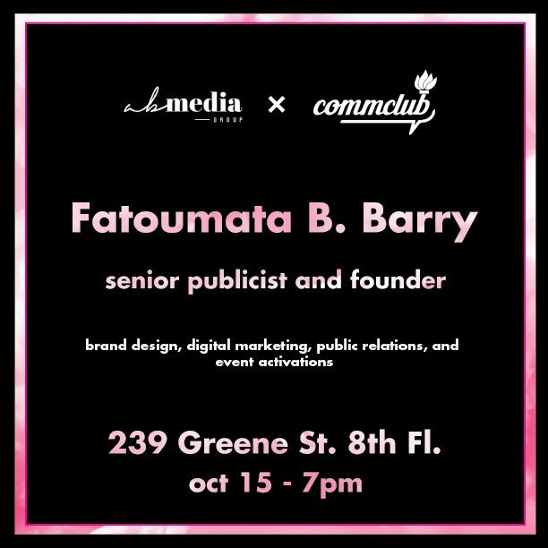 NYU Comm Club tweet media