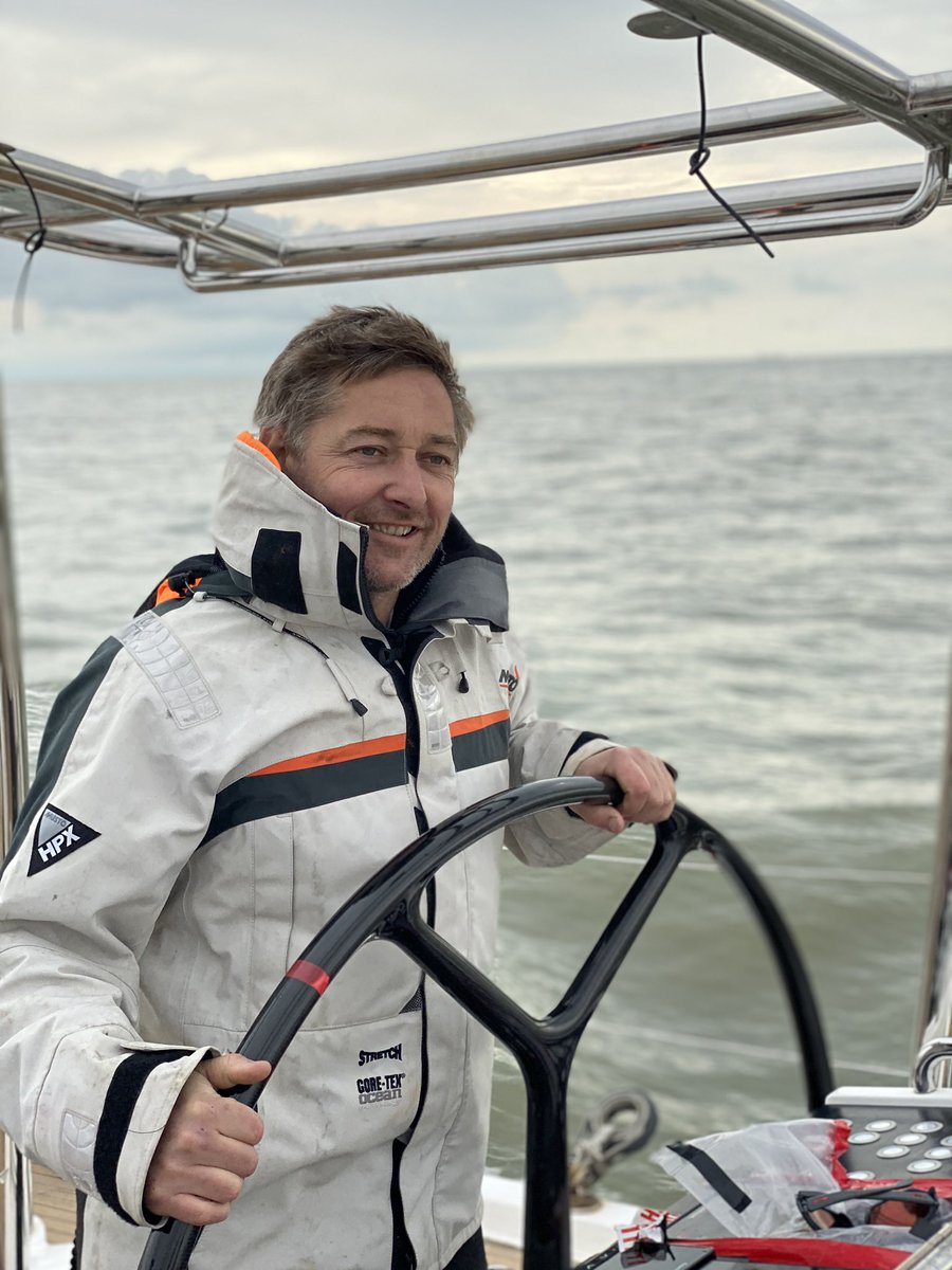 boatscouk's tweet photo. We think this picture says it all ! #nickbarke #oyster825 #firstsail https://t.co/tOY5NsH8hQ