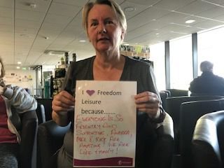 I 💜 Freedom Leisure because...
Everyone is so friendly and supportive!
Why do you love your Freedom Leisure?