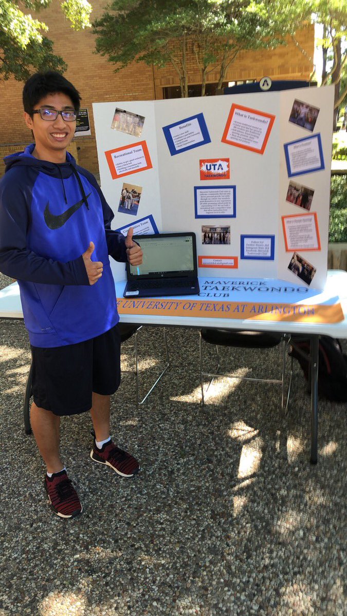 mavs_tkd's tweet photo. Come see us outside of the UC!!!

@UTACampusRec @UTASportClubs https://t.co/wfFN2BloPb