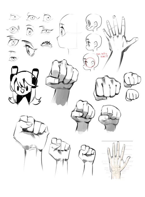 Random study eyes and hands 
?️✋?️
.     ? 