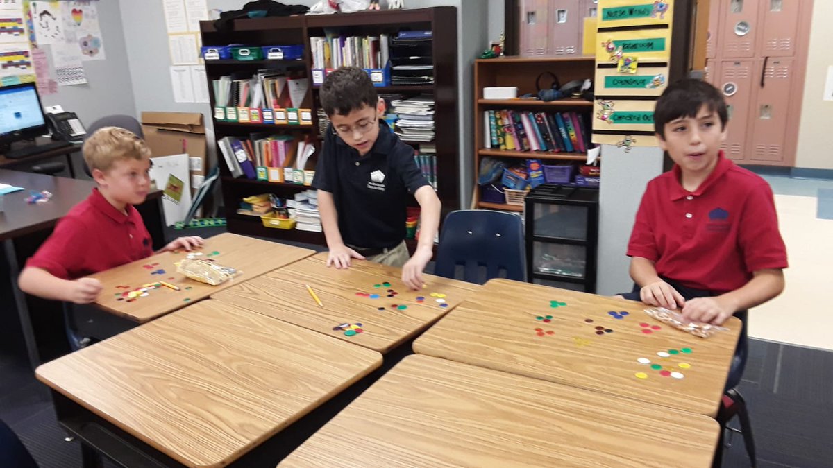 We are enjoying division. #davis4 #FunWithMath