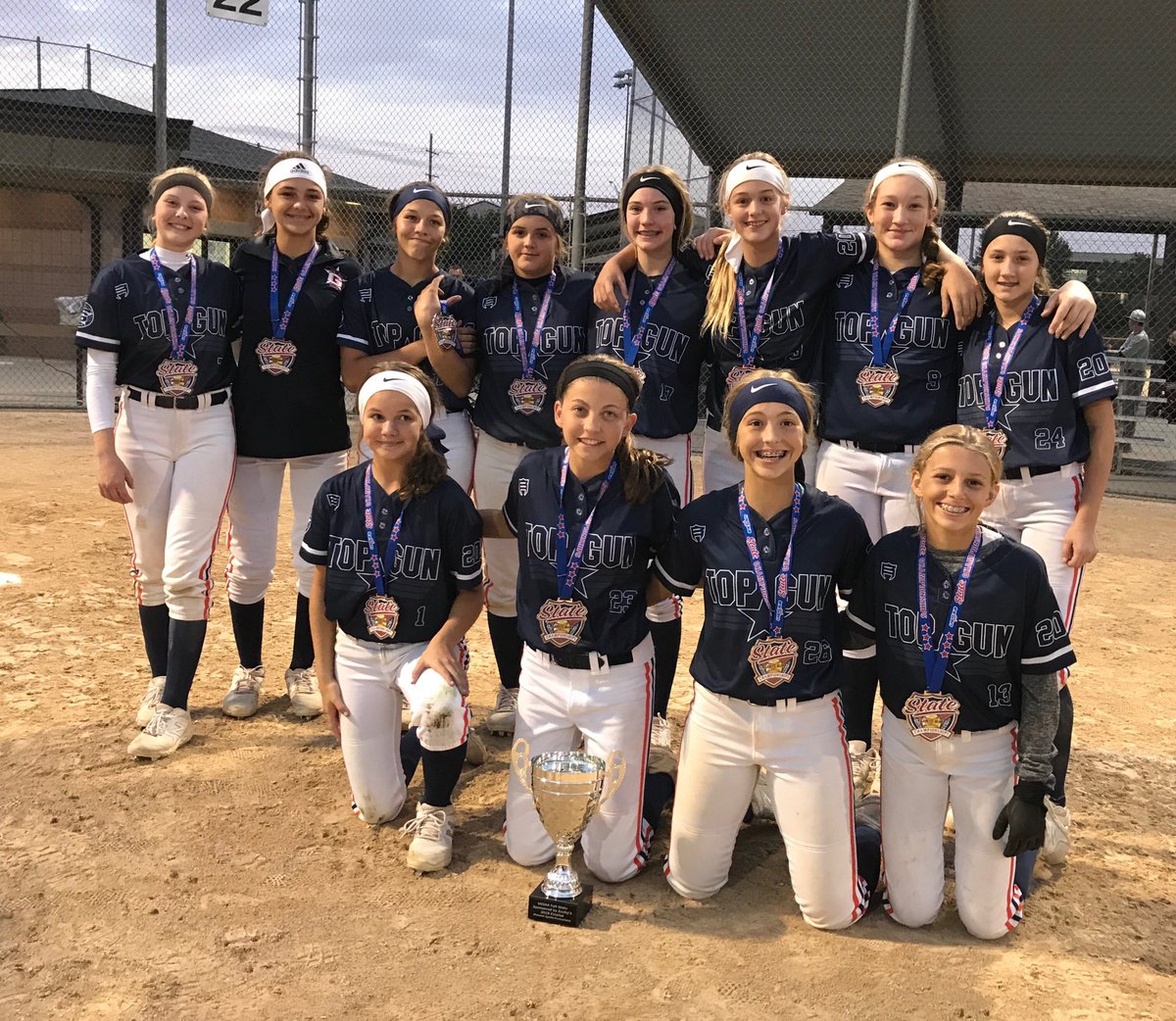 topgunfastpitch's tweet photo. And just like that, TOP GUN had a team in the Championship game of every βAβ division at Fall State! We see yβall working ladies!
#allgasnobrakes #flywithus #newheights #fallstate
@FloSoftball @ExtraInningSB @USSSAFastpitch @PlayMSP https://t.co/8rDRgAsviL