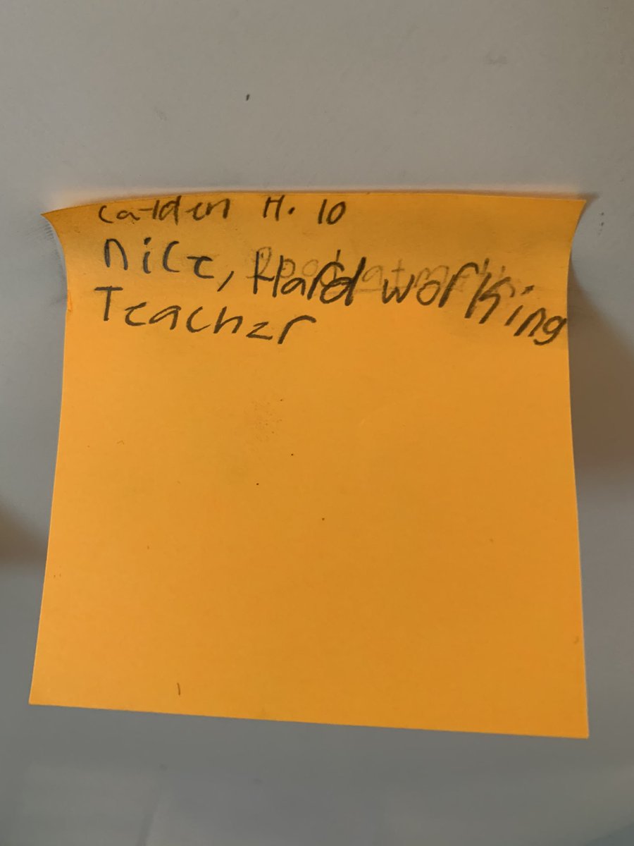 mrsyankeysroom's tweet photo. Not going to lie, I was nervous having the kiddos identify my traits on a Monday morning but they really made my Monday. #charactertraits #analyzingcharacters #teamcurtis #fullheartin34 #oneccps @CurtisPrincipal @CurtisES_AP https://t.co/9ZpNuqMs8B