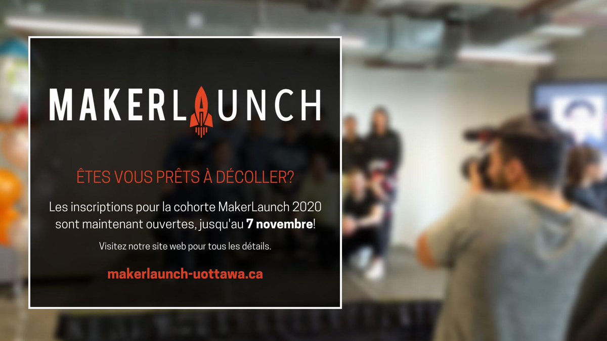 MakerLaunch uOttawa tweet media