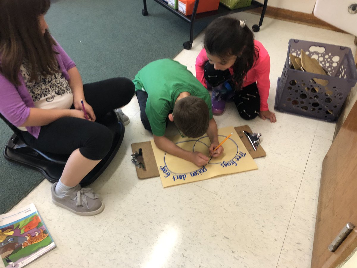 MrsGreco3's tweet photo. Today we reading all about tree frogs and poison dart frogs. Then we are using a Venmo diagram to find the similarities and differences. #ckla #animalclassifications @EHElementary https://t.co/H4EmpEpth1